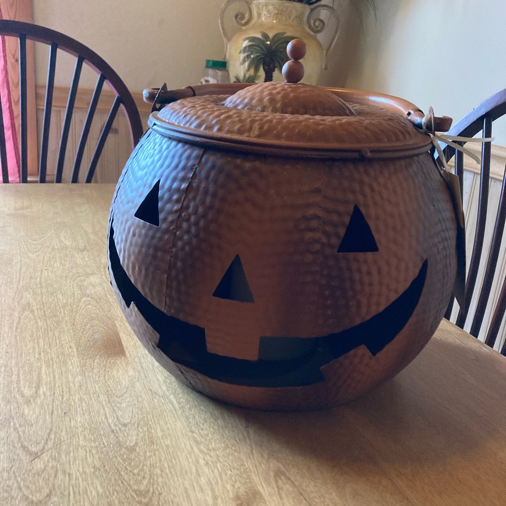 New Hello Fall Halloween Jack-O-Lantern - Picture 9 of 9